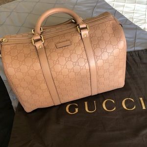 100% Authentic New Gucci Guccissima Boston Bag